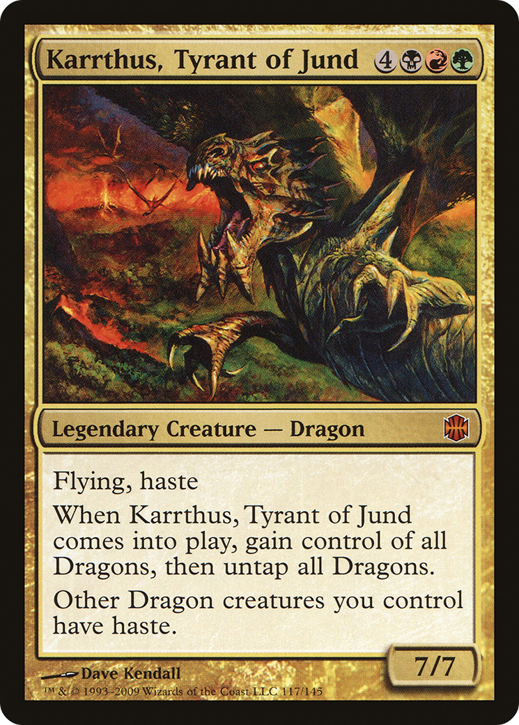 Karrthus, Tyrant of Jund (117) Foil - Alara Reborn