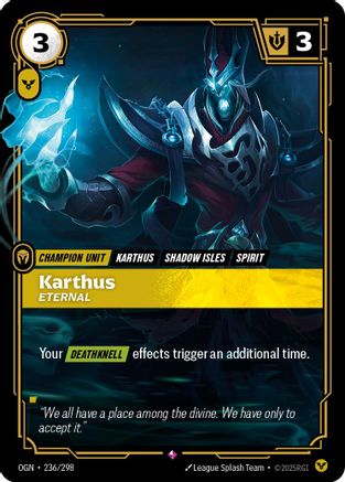 Karthus – Eternal (236) Foil - Origins