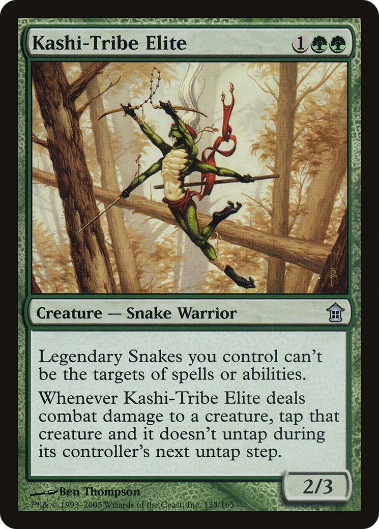 Kashi-Tribe Elite (135) Foil - Saviors of Kamigawa