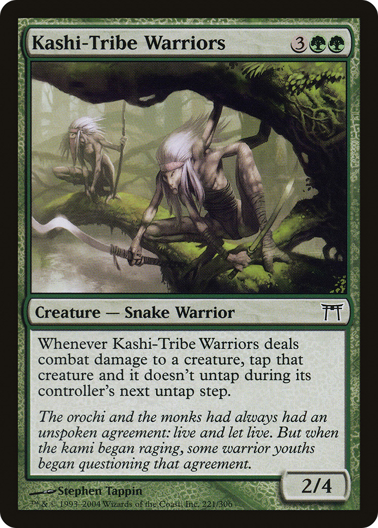 Kashi-Tribe Warriors (221) - Champions of Kamigawa
