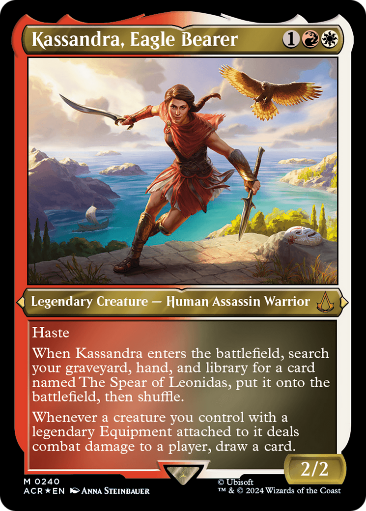 Kassandra, Eagle Bearer (240) Etched Foil - Assassin's Creed