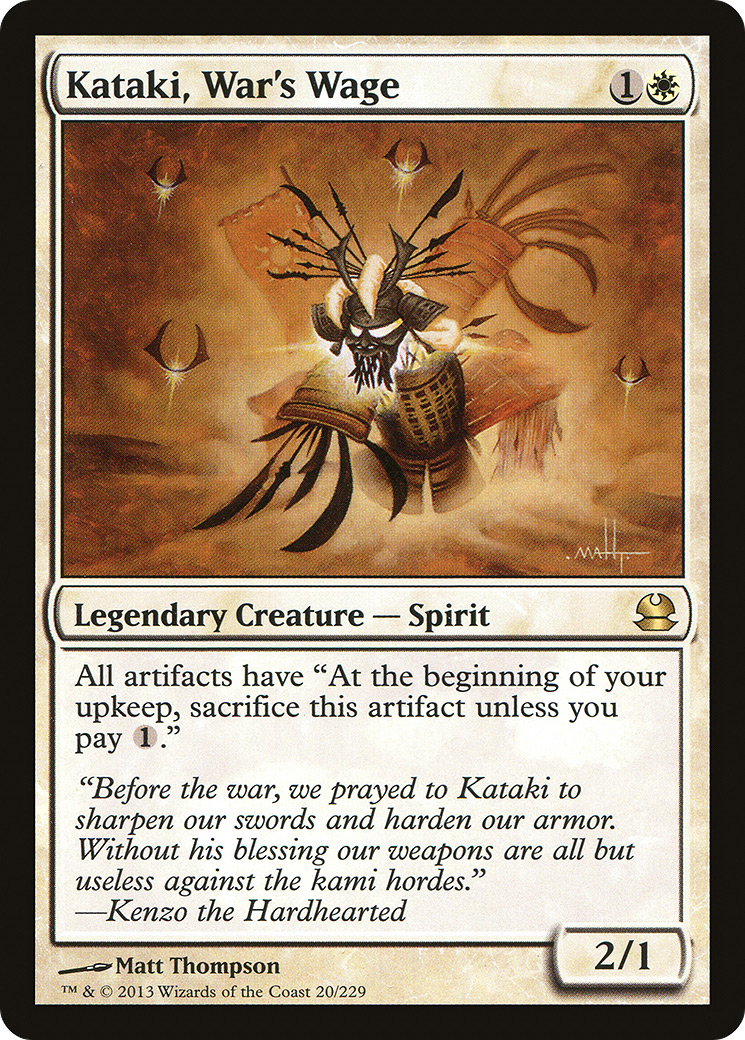 Kataki, War's Wage (020) Foil - Modern Masters
