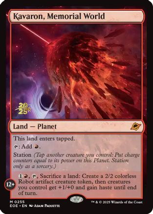 Kavaron, Memorial World (Prerelease) (255) Foil - Edge of Eternities
