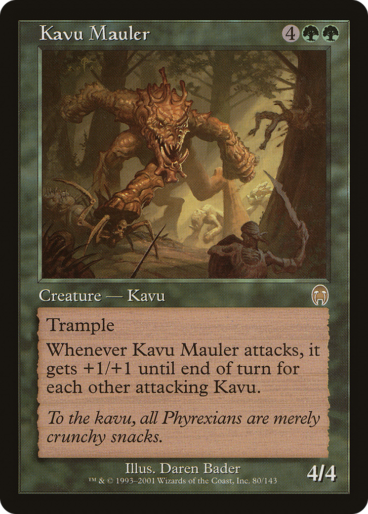 Kavu Mauler (080) Foil - Apocalypse