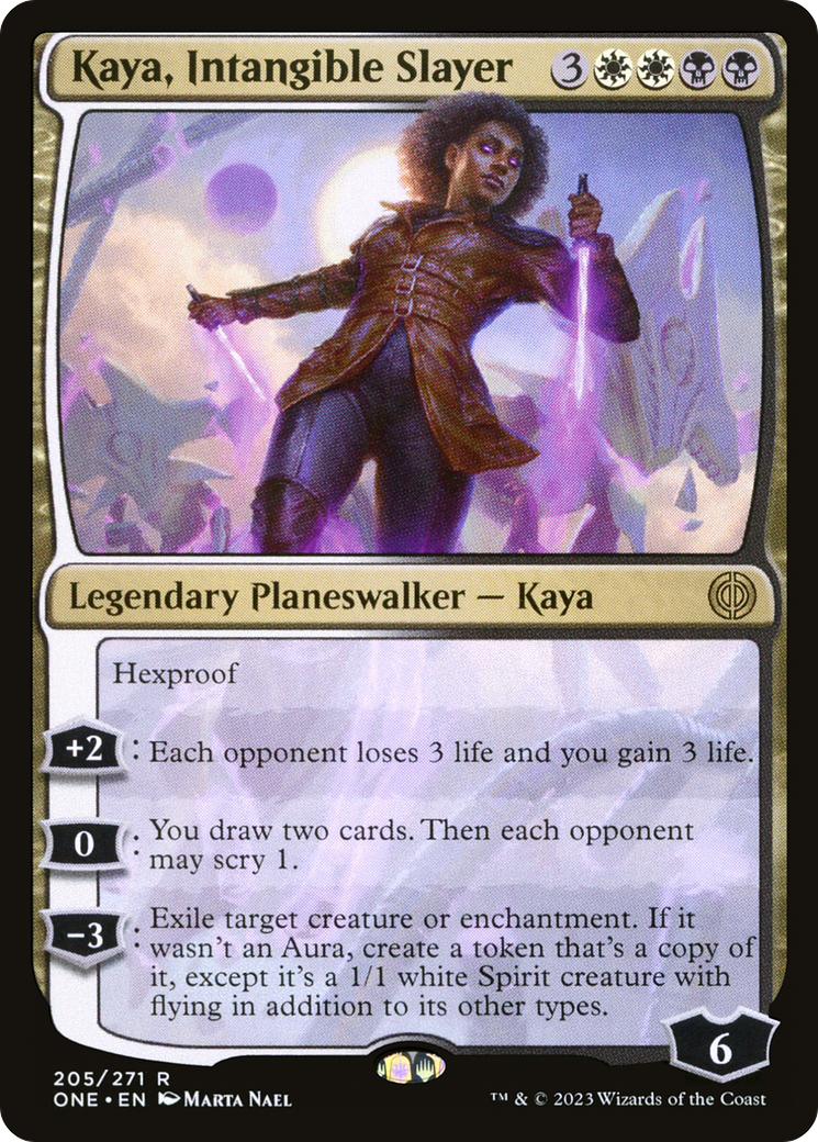 Kaya, Intangible Slayer (205) - Phyrexia: All Will Be One Foil