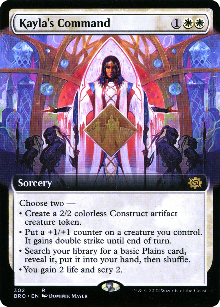 Kayla's Command (Extended Art) (302) - The Brothers' War Foil