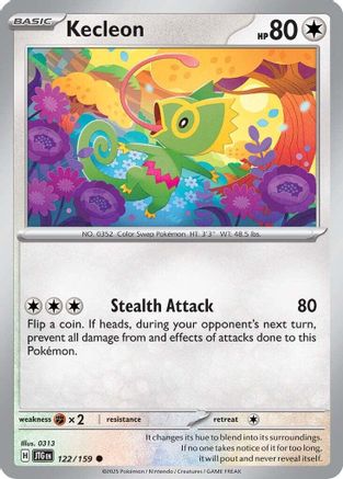 Kecleon (122) Reverse Holofoil - Journey Together