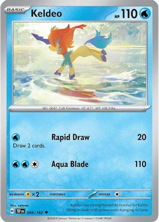 Keldeo (44) Reverse Holofoil - Temporal Forces