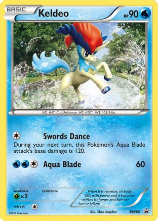Keldeo (BW60) - Black Star Promos
