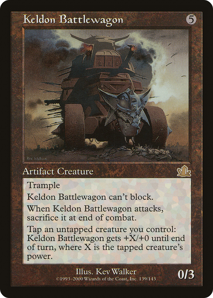 Keldon Battlewagon (139) Foil - Prophecy