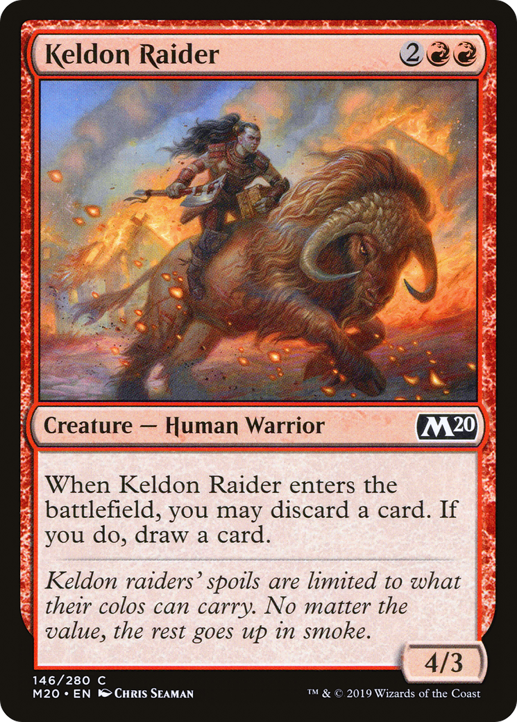 Keldon Raider (146) - Core Set 2020 Foil