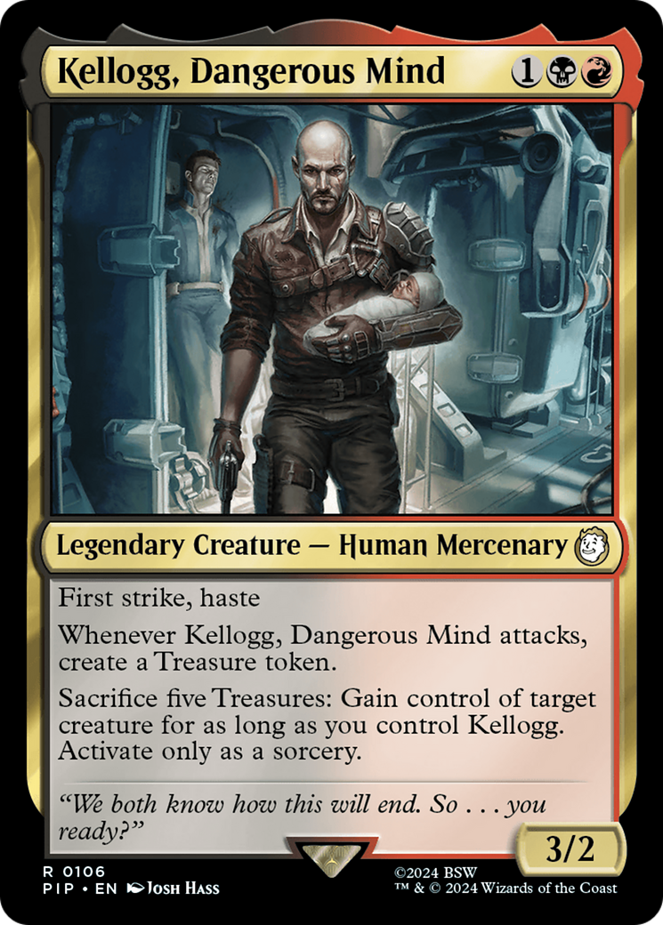 Kellogg, Dangerous Mind (106) Foil - Fallout