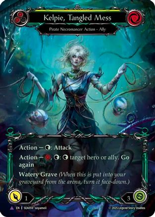 Kelpie, Tangled Mess (Marvel) (SEA059) Cold Foil - High Seas
