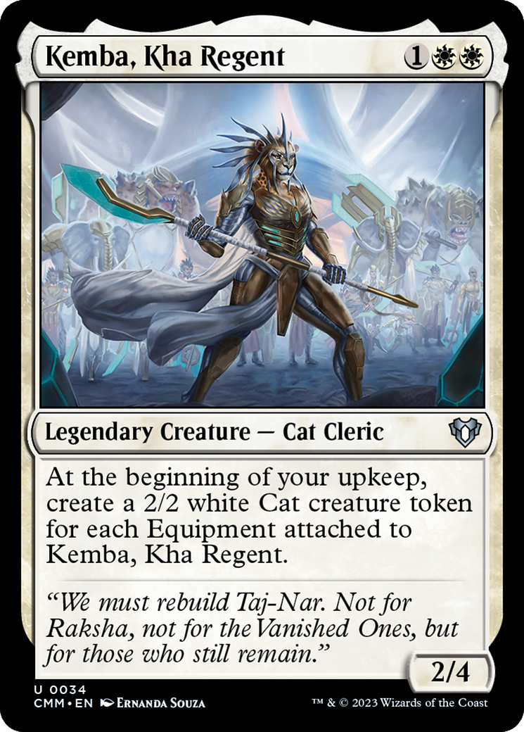 Kemba, Kha Regent (034) Foil - Commander Masters