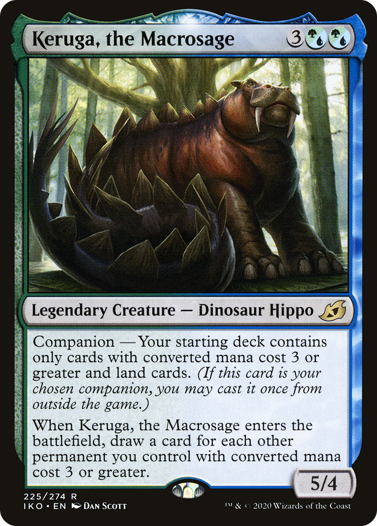 Keruga, the Macrosage (225) - Ikoria: Lair of Behemoths Foil