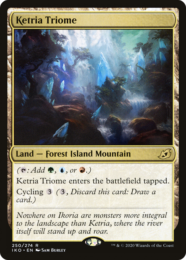 Ketria Triome (250) Foil - Ikoria: Lair of Behemoths
