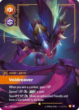 Kha'Zix – Voidreaver (Overnumbered) (236) Foil - Unleashed