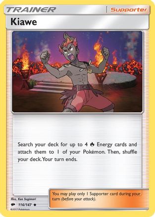 Kiawe (116) Reverse Holofoil - Burning Shadows