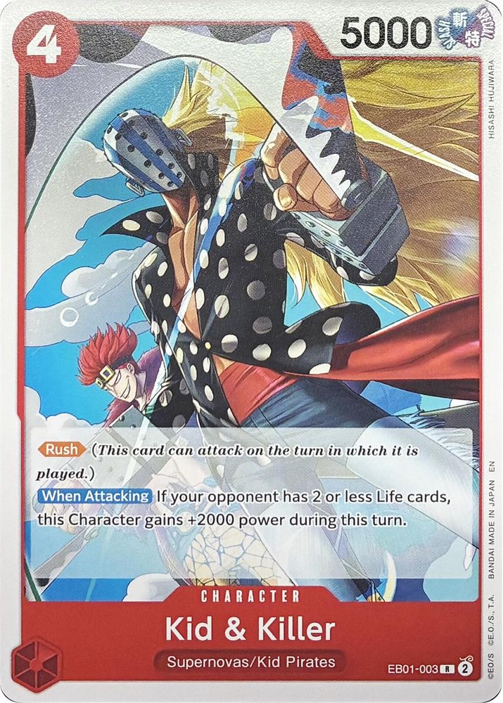 Kid & Killer (Luffy Deck) (EB01-003)