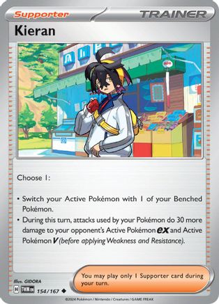Kieran (154) Reverse Holofoil - Twilight Masquerade