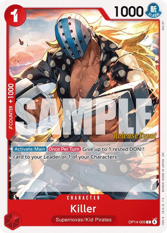 Killer (OP14-005) Release Event Cards