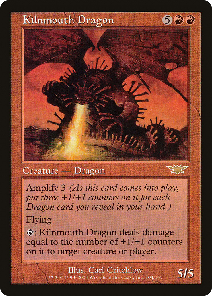 Kilnmouth Dragon (104) Foil - Legions