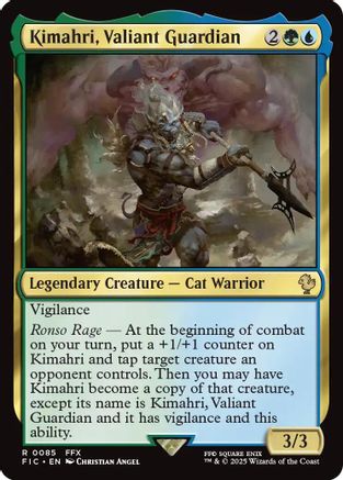 Kimahri, Valiant Guardian (085) - Commander: FINAL FANTASY