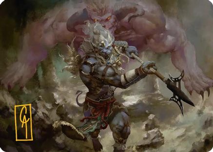 Kimahri, Valiant Guardian (029s) Gold-Stamped - Art Series: FINAL FANTASY
