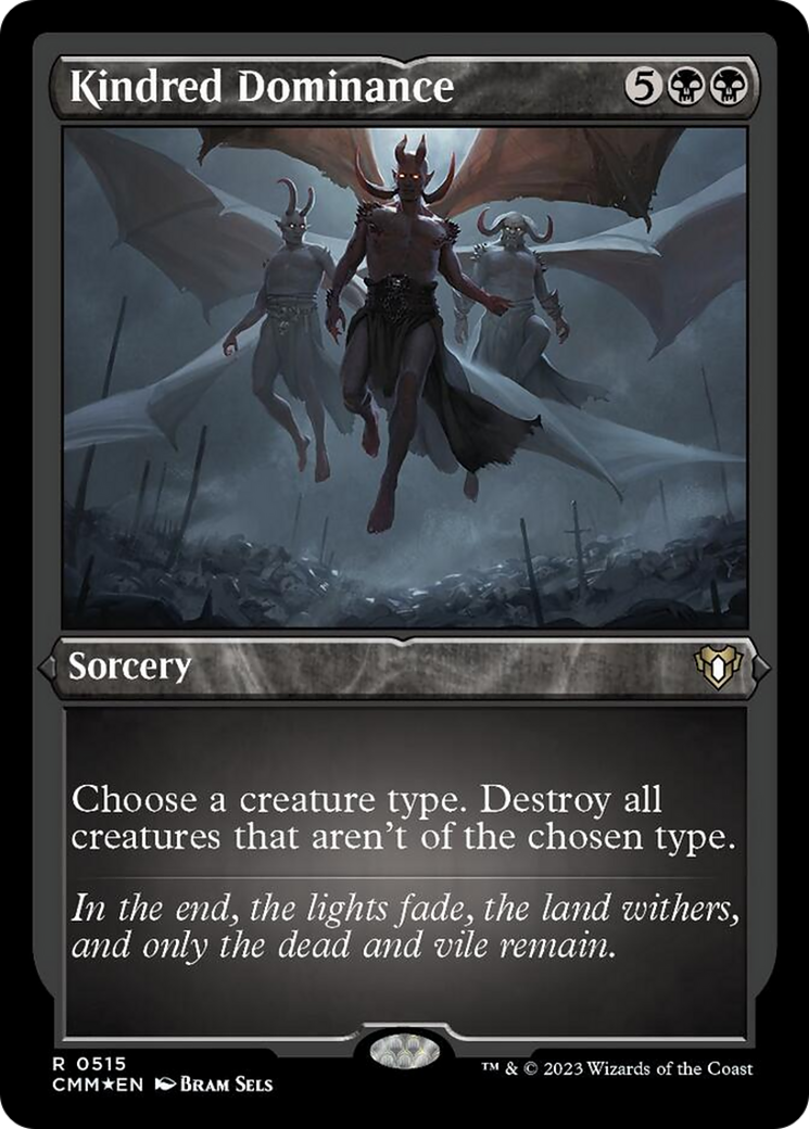 Kindred Dominance (515) Etched Foil - Commander Masters