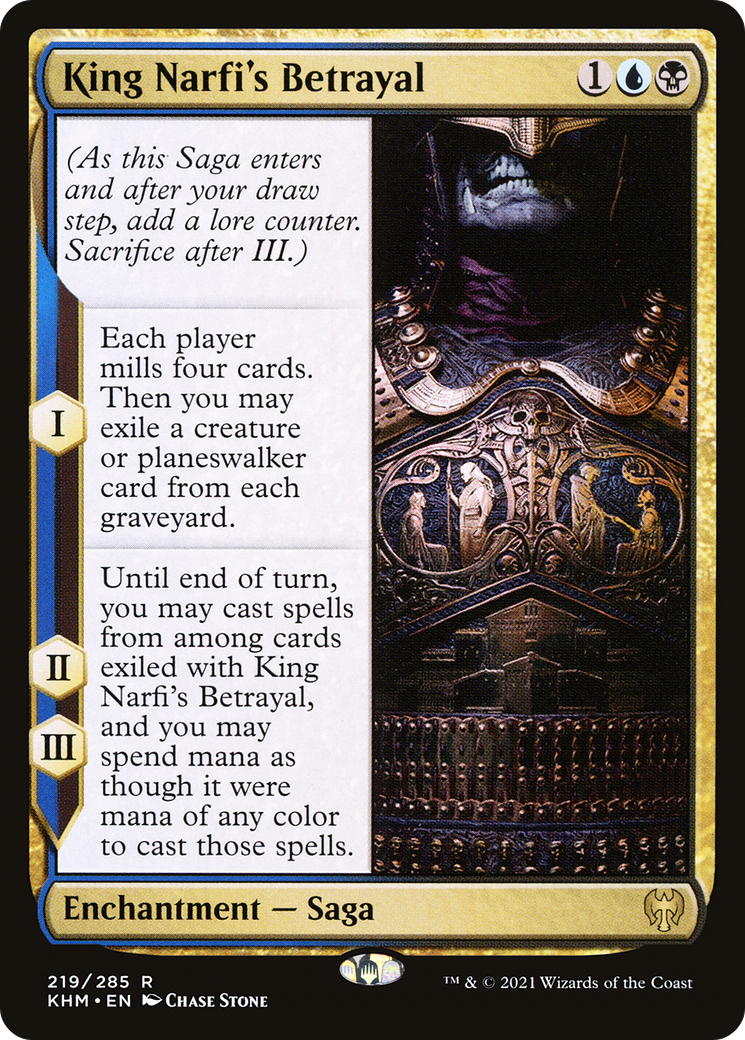 King Narfi's Betrayal (219) - Kaldheim Foil