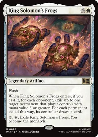 King Solomon's Frogs (020) - Commander: Marvel Super Heroes