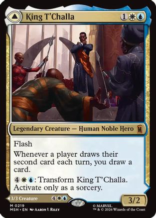 King T'Challa // Black Panther, Hope Enduring (219) - Marvel Super Heroes