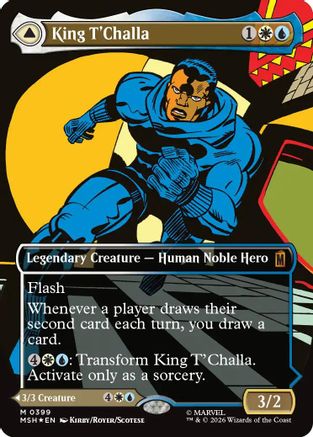 King T'Challa // Black Panther, Hope Enduring (Classic Comic) (399) Foil - Marvel Super Heroes