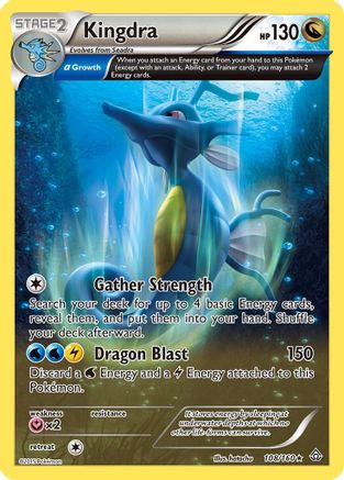 Kingdra (Alpha) (108) Reverse Holofoil - Primal Clash