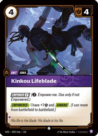 Kinkou Lifeblade (093) Foil - Vendetta