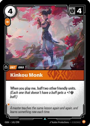 Kinkou Monk (141) - Origins