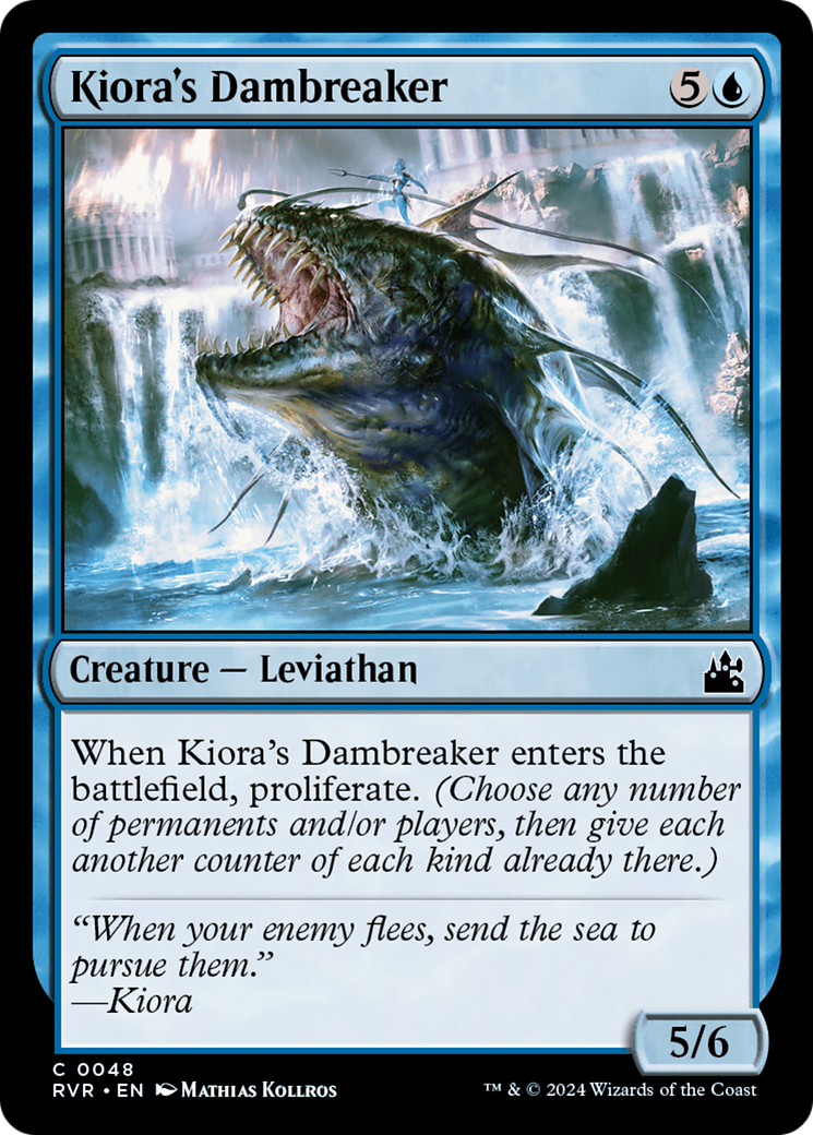 Kiora's Dambreaker (048) - Ravnica Remastered
