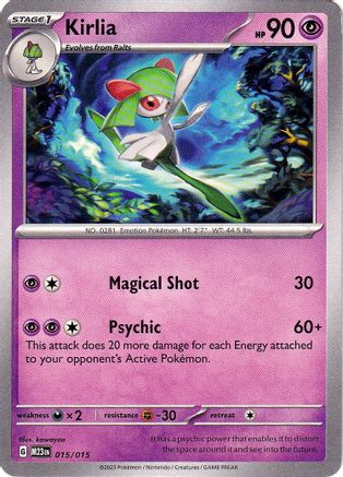 Kirlia (15) - McDonalds Promos 2023