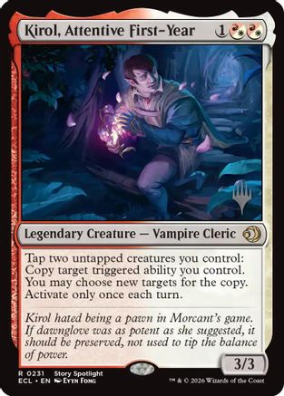 Kirol, Attentive First-Year (Promo Pack) (231) - Lorwyn Eclipsed