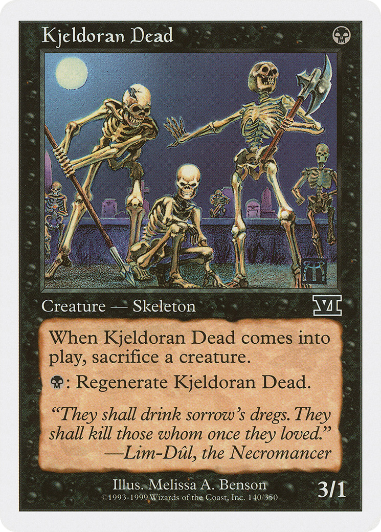 Kjeldoran Dead (140) - Classic Sixth Edition