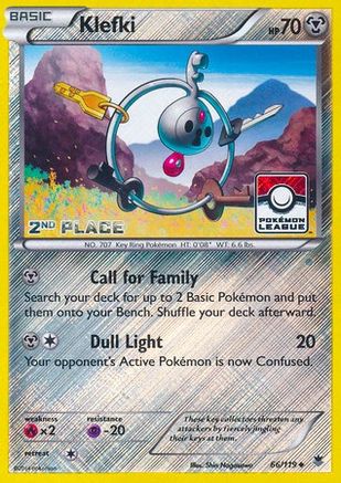 Klefki (Pokemon League) [2nd Place] (66) Reverse Holofoil - League & Championship Cards