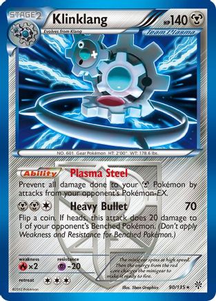 Klinklang (Team Plasma) (90) Holofoil - Plasma Storm
