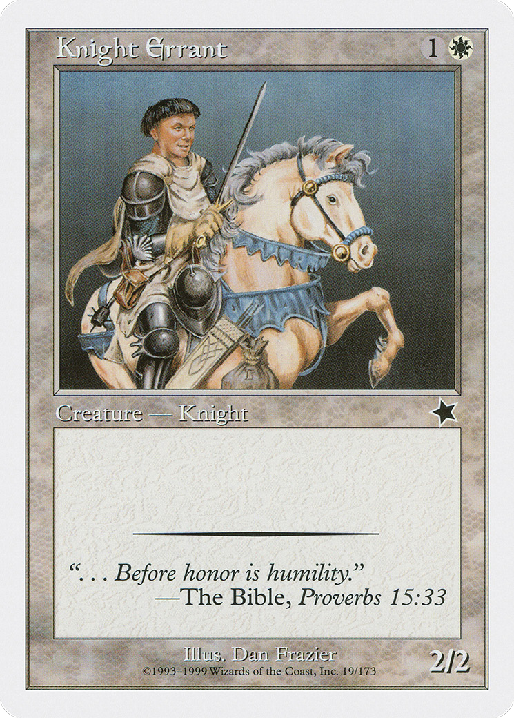 Knight Errant (019) - Starter 1999