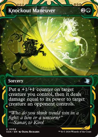 Knockout Maneuver (054) Foil - Secrets of Strixhaven: Mystical Archive