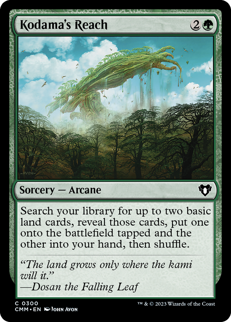 Kodama's Reach (300) Foil - Commander Masters