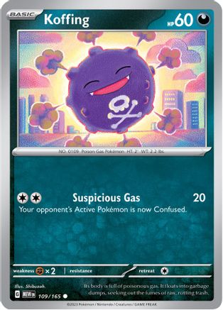 Koffing (109) Reverse Holofoil - 151