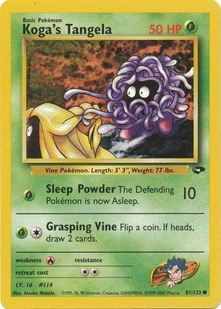 Koga's Tangela (81) (Unlimited) - Gym Challenge