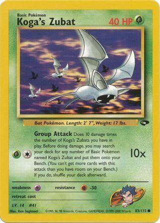 Koga's Zubat (83) (Unlimited) - Gym Challenge