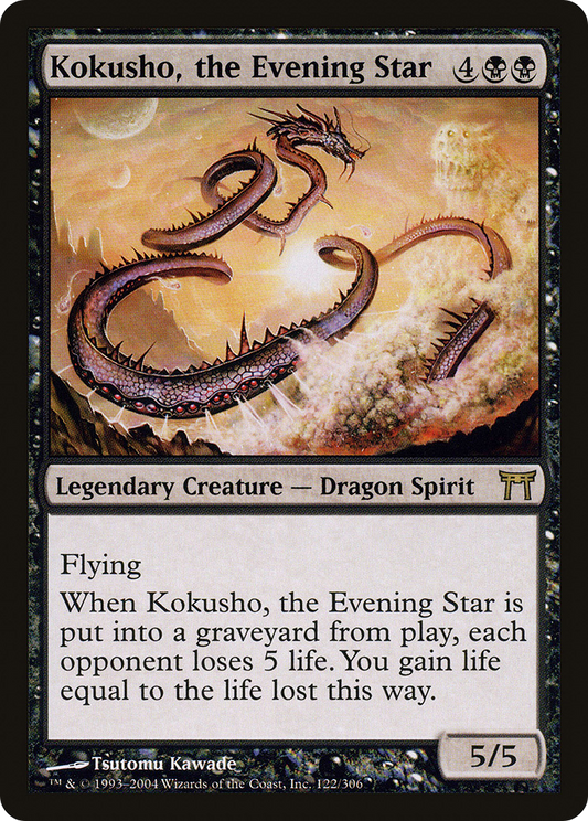 Kokusho, the Evening Star (122) - Champions of Kamigawa