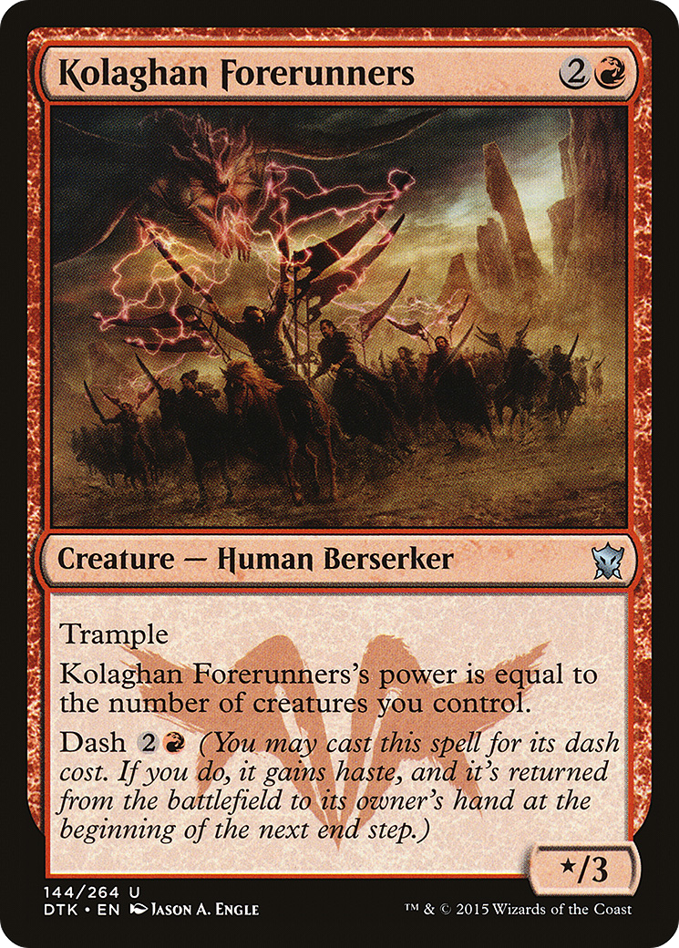 Kolaghan Forerunners (144) Foil - Dragons of Tarkir
